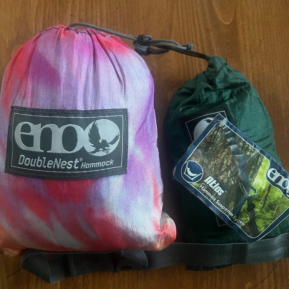 Hammock, Eno double with Eno straps